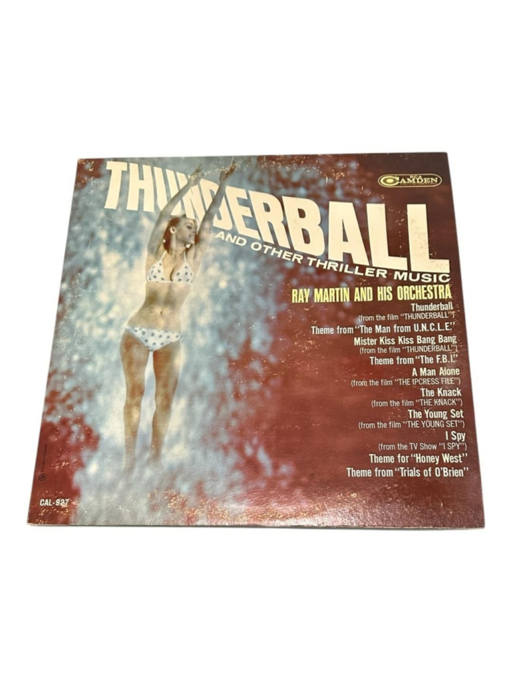 Vintage Ray Martin Vinyl LP Thunderball Thriller Soundtrack Camden Black Canada